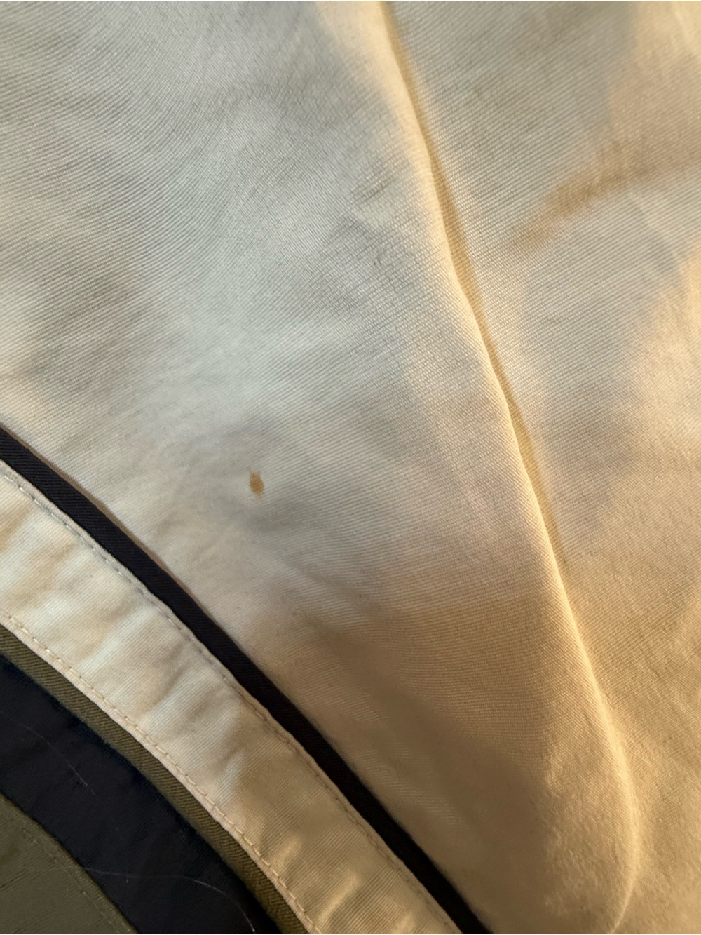 OP Olive & Cream Colorblock Zip Windbreaker - Picture 6 of 12